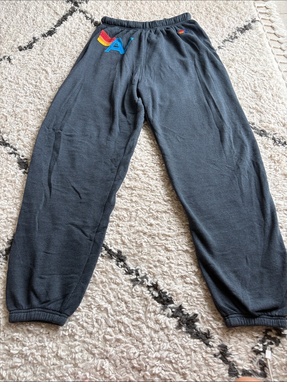 Aviator Nation off black women sweatpants with size L